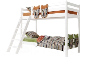 Кровать Соня с наклонной лестницей вариант 10 Мебельград